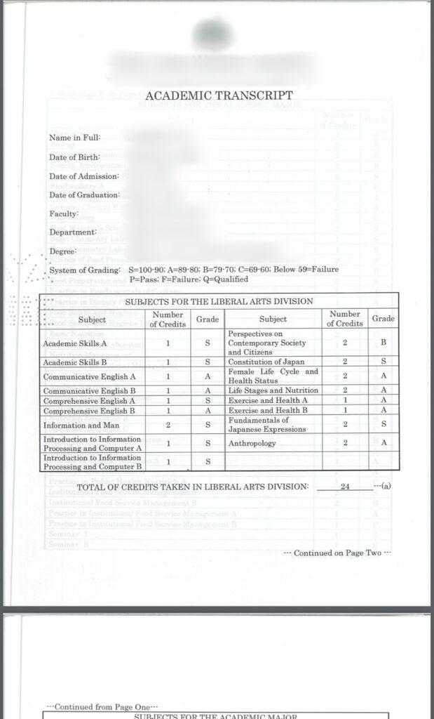 韓国大学編入の書類準備｜韓国外国語大学 19