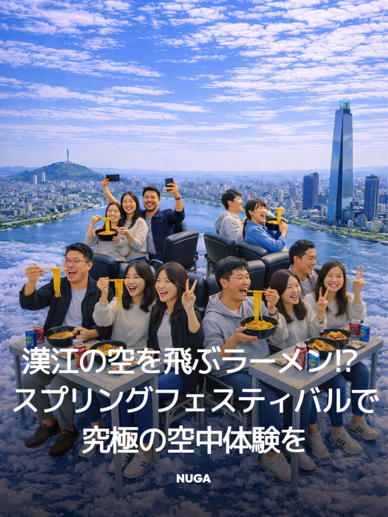 漢江ラーメンを空中で!? ソウル・スプリングフェスティバルで楽しむ新感覚グルメ 10