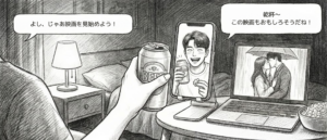 日韓カップル 遠距離 デートの新定番！Teleparty（テレパ）でソウル－東京「0m映画館」を作る方法（第6話） 3