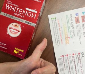 【韓国生活】韓国で人気の歯のホワイトニングパッチ「WHITE NOW（ホワイトナウ）」を使ってみた！ 7