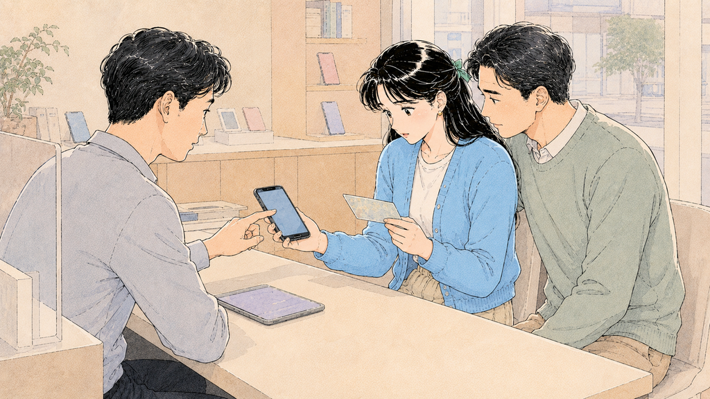 韓国 携帯電話 本人認証|銀行口座まで整える順番【2026年】MISSION 22 - image 106 Residence Cardを使って韓国で本人名義の携帯電話契約を確認する日本人女性