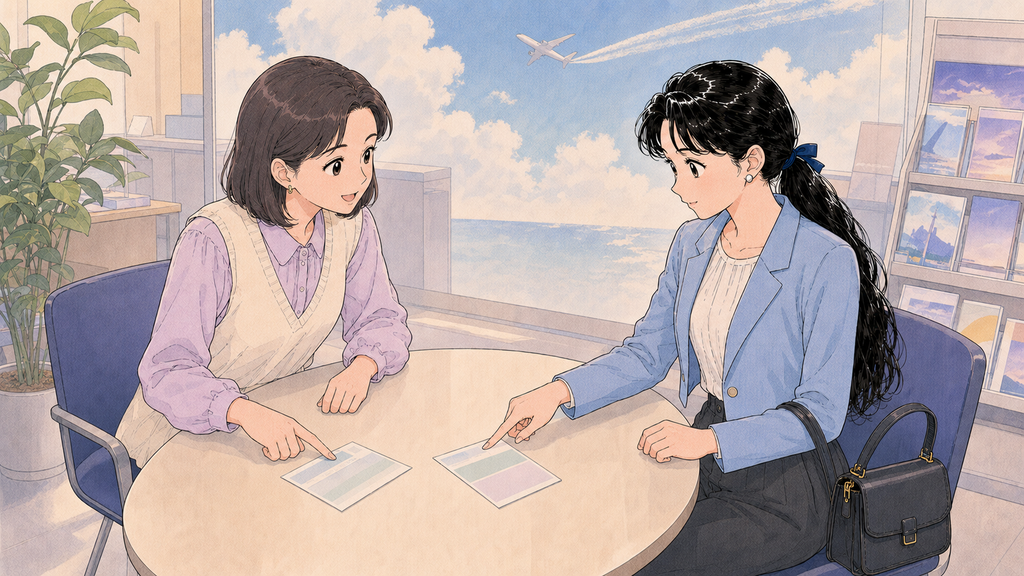D-4-1ビザ申請|日本人向け必要書類・申請手順ガイド MISSION 06 - image 44 1024x576 1 D-4-1ビザ発給後に旅行会社で入国可能期間を確認し出発日を決める場面