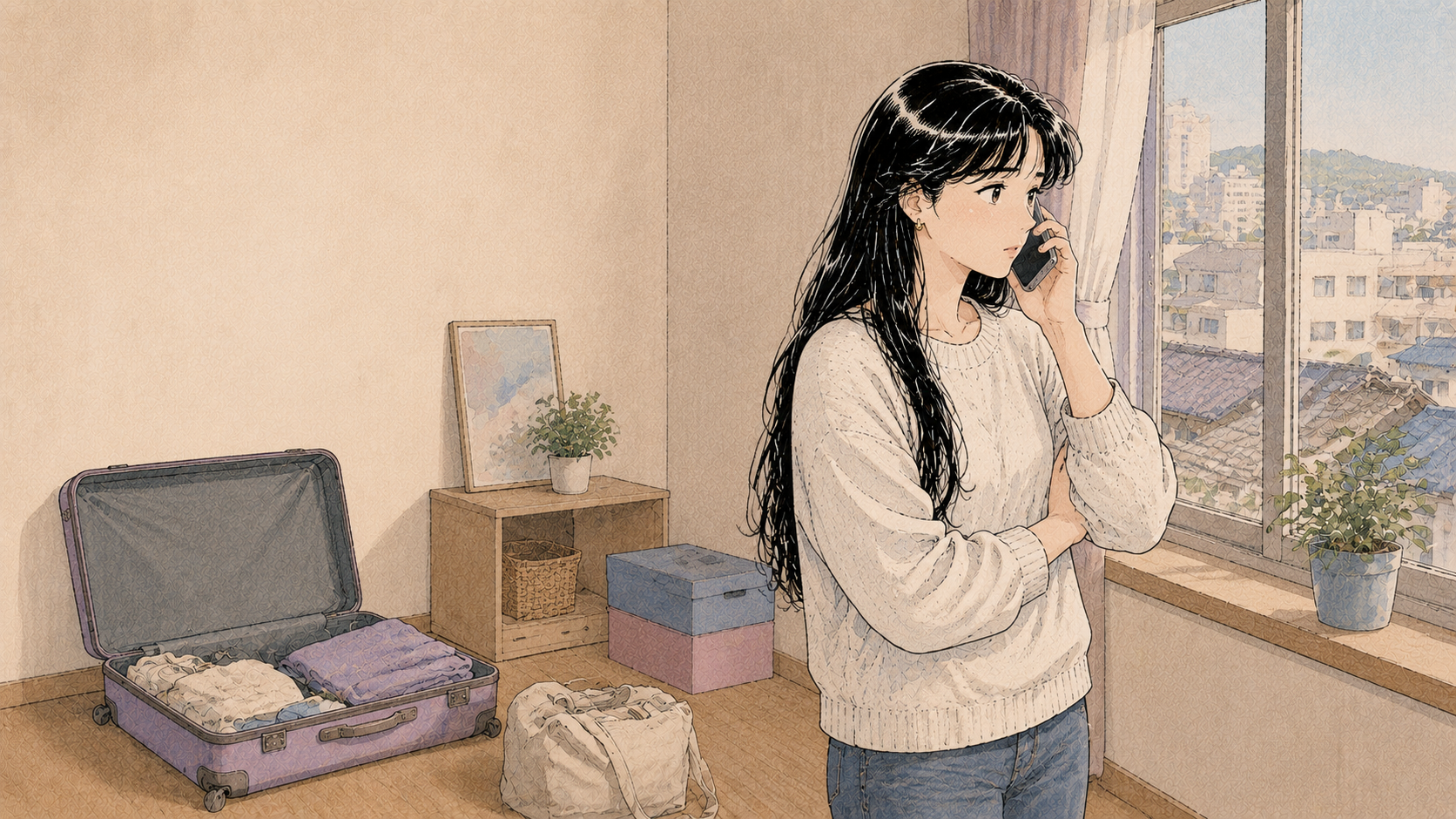 韓国H-1ビザの入国期限は?発給後の有効期間と注意点を解説 MISSION 04 - image 63 韓国ワーホリ入国直後、外国人登録前の一時帰国予定を見直す日本人女性