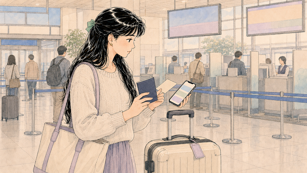 韓国で外国人が住所変更する方法|在留期限・再入国も解説 MISSION 18 - image 82 1024x576 1 韓国ワーホリ中の一時帰国前に空港で在留期限と再入国条件を確認する日本人女性