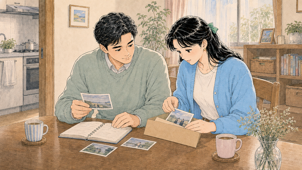 F-6の交際・結婚経緯|招待状・写真・SNSの準備方法【2026年】MISSION 09 - image 93 1024x576 1 F-6の交際・結婚経緯を証明するため二人の写真を整理する日本人女性